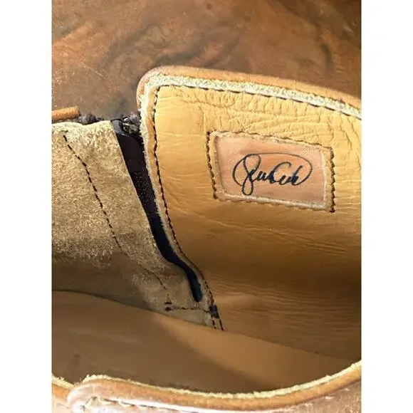 Adelante Leather Handmade to Order Boot US Womens 9B #0134C Guatamala - Picture 9 of 11